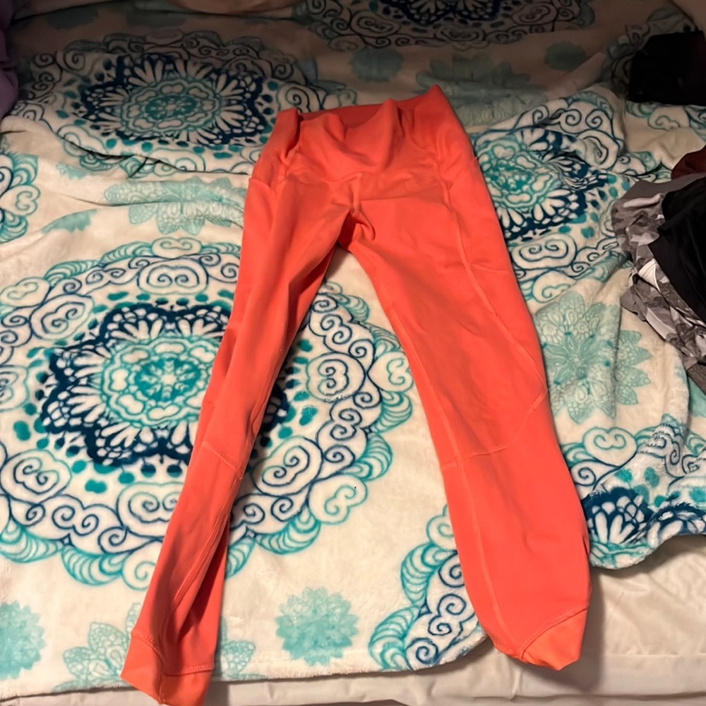 Target leggings coral color